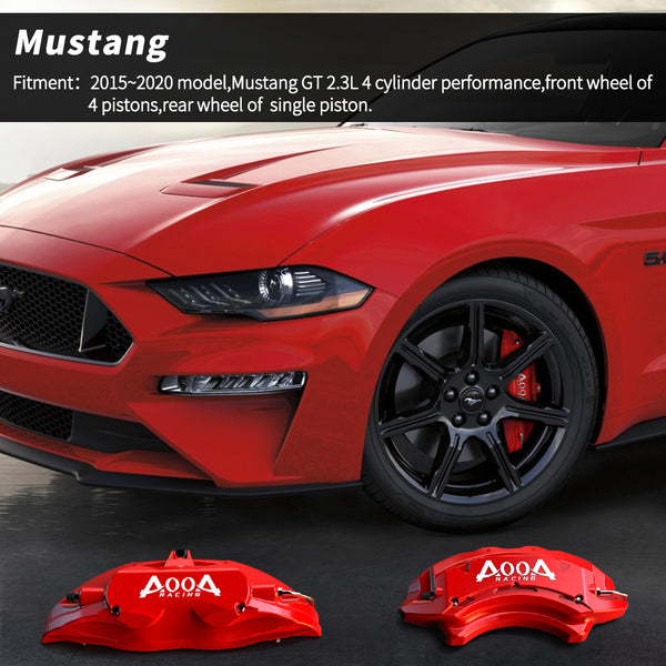 Cubrepinzas de aluminio AOOA para Ford Mustang (Juego de 4)