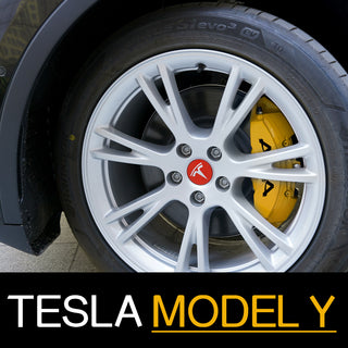 Cubiertas de pinza de freno de aluminio AOOA para Tesla modelo Y (Juego de 4)