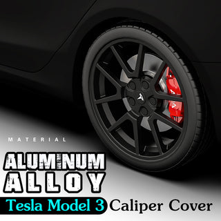 Cubiertas de pinza de freno de aluminio AOOA para Tesla modelo 3 (juego de 4)